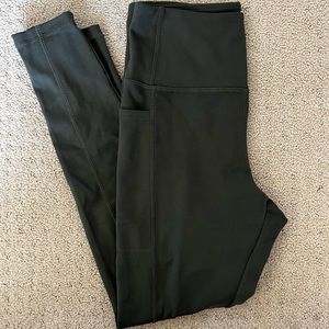 Olive green leggings